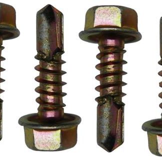 Solarix Hexagon Head Self Tapping Screw Pack of 4
