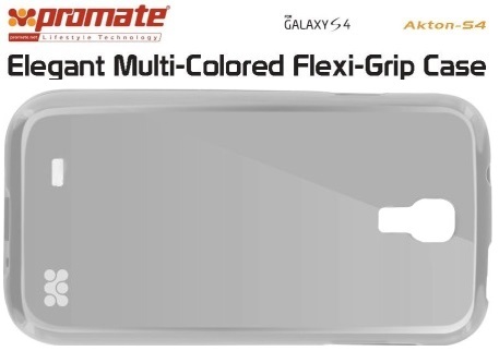 Promate Grey Akton S4 Elegant FlexiGrip Case