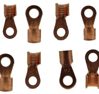 Solarix Non Insulated Copper Cable Battery Lug 25 x 8mm