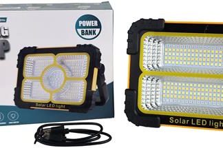 Solarix Orange Solar 30W Portable Rechargeable LED Light
