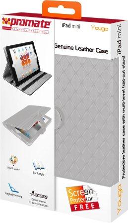 Promate Youga Premium Protective Leather Case for ipad Mini