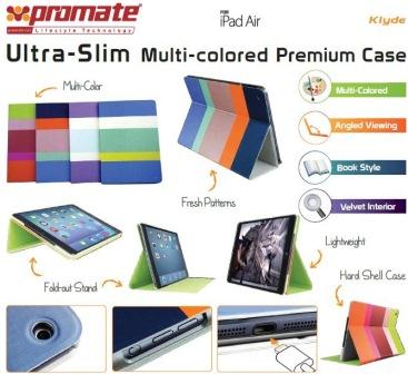 Promate Purple Klyde Ultra Slim Multicolored Premium Case