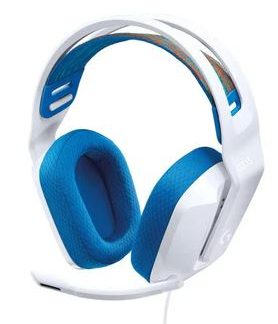 Logitech G335 3.5mm Wired Gaming Headset - White