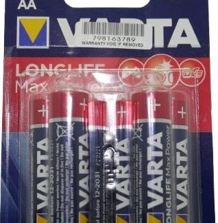 Varta LongLife Max Power Alkaline 6 Pack AA Battery