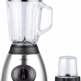 Sunbeam 1.5 Litre Glass Jar Stainless Steel Blender With Grinder