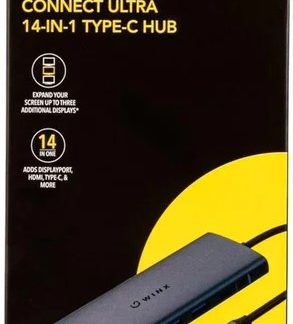 Winx CONNECT Ultra 14-in-1 Type-C Hub Silver