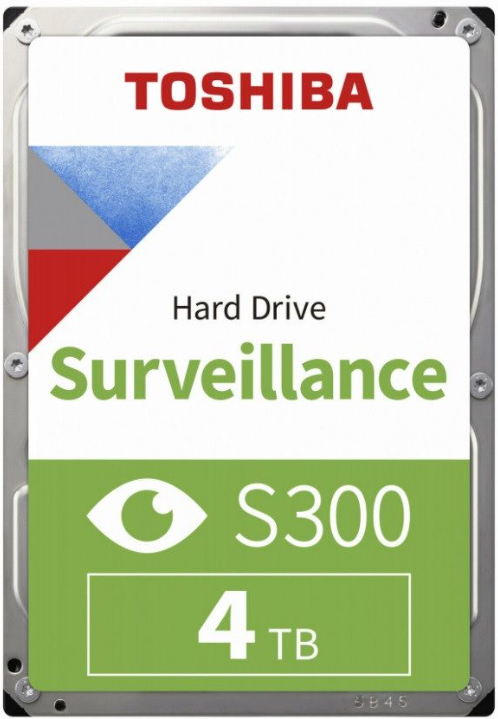 Toshiba S300 3.5 Inch 4TB Surveillance SATA Hard Drive