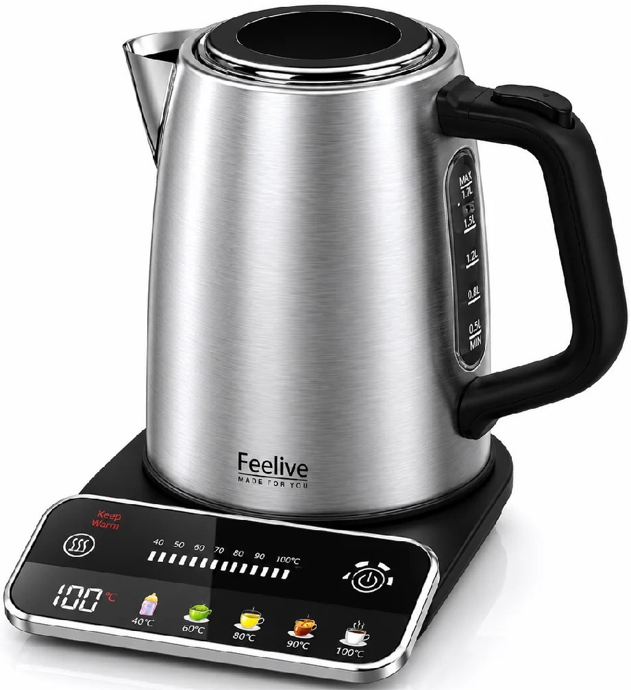 Feelive 1.7 Litres Smart Digital Kettle with Temperature Control