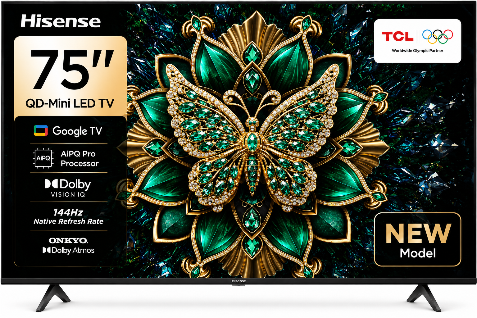 TCL 75 Inch QD Mini LED 4K Google TV